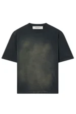Golden Goose Unisex T-shirt in black cotton jersey with embroidered logo