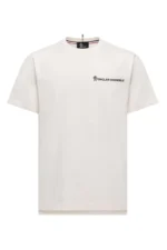 Moncler Embossed Logo Cotton T-Shirt - White – Bild 3