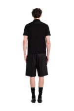 Prada Stretch cotton polo shirt with Re-Nylon details – Bild 4