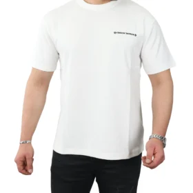 Chrome Heart Men's Cross Cemetery Graphic T-Shirt