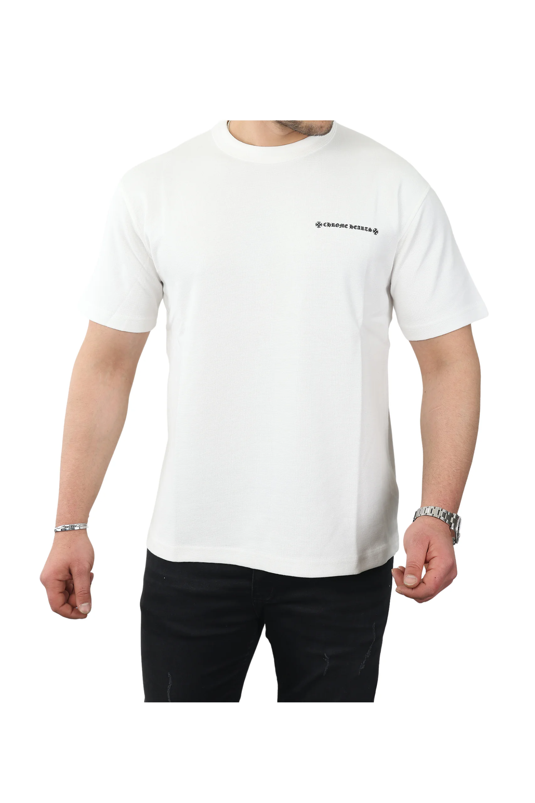 1 Chrome Heart Men's Cross Cemetery Graphic T-Shirt – Bild 1