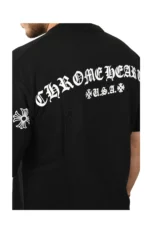Chrome Heart Men's Cross Cemetery Graphic T-Shirt – Bild 2