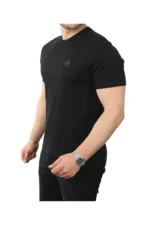 Loro Piana Men's T-Shirt in Black – Bild 4