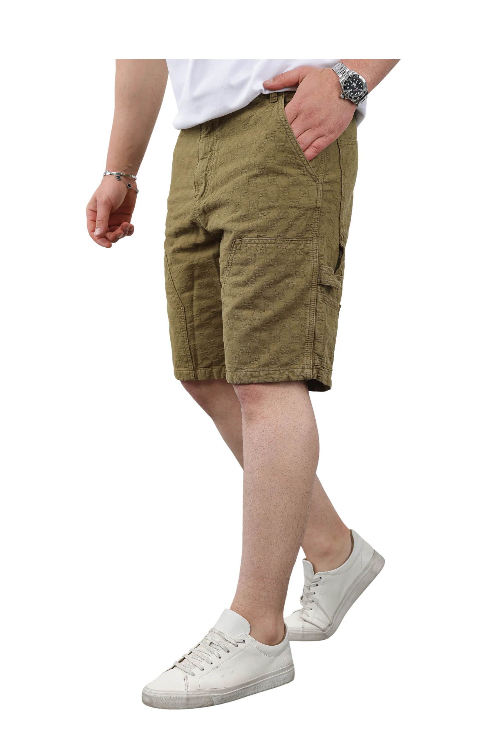 4 Gucci Men’s Logo Print Shorts – Bild 1