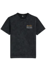 Moncler Grenoble Printed Faded Cotton T-shirt Black