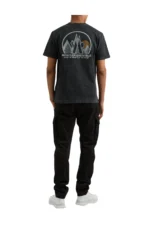 Moncler Grenoble Printed Faded Cotton T-shirt Black – Bild 4