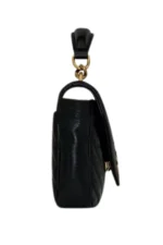Saint Laurent College mini chain bag in shiny crackled leather – Bild 4
