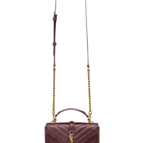 Saint Laurent College mini in shiny leather