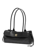Chanel Small Tote   Grained Calfskin & Gold-Tone Metal  Black - Image 2