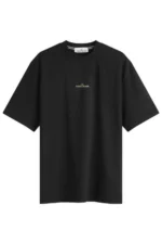 Stone Island Men's Bleeding Numbers Compass Print T-Shirt in Black