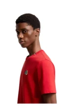 Moncler Embroidered Tricolor Logo Cotton T-Shirt – Bild 2
