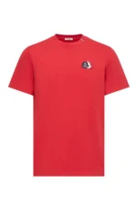 Moncler Embroidered Tricolor Logo Cotton T-Shirt – Bild 3