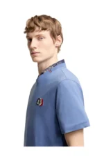 Moncler Embroidered Tricolor Logo Cotton T-Shirt – Bild 2