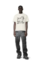 Louis Vuitton LV Birds Printed Cotton T Shirt White – Bild 4