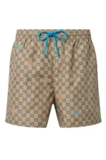Gucci GG printed poplin swim trunks