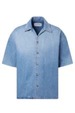 Loewe Anagram Denim Bowling Shirt