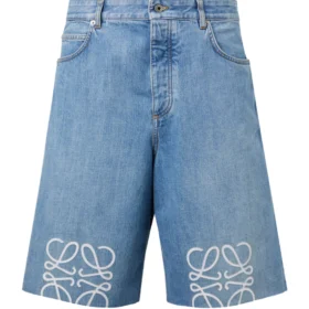 Loewe Anagram Denim Shorts