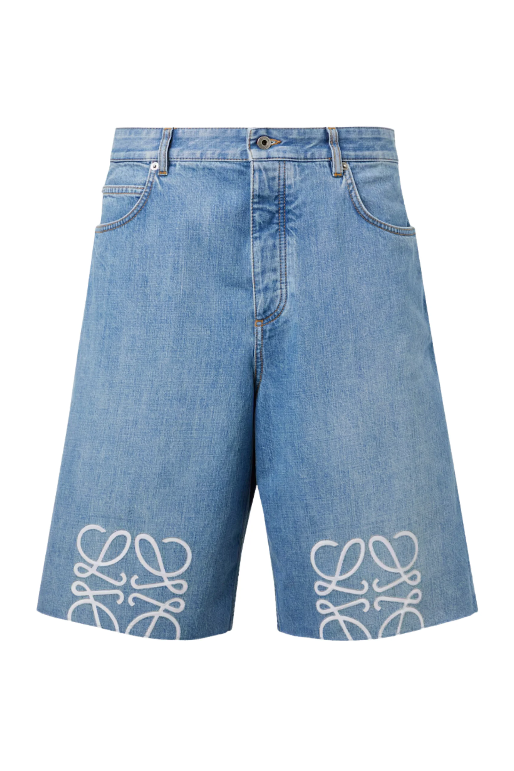 1 Loewe Anagram Denim Shorts – Bild 1
