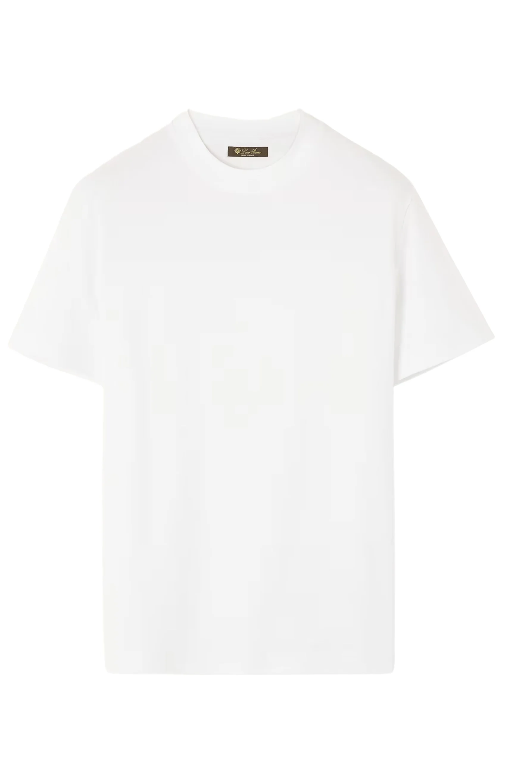 1 Loro Piana Men's white cotton t-shirt – Bild 1