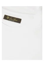 Loro Piana Men's white cotton t-shirt – Bild 6