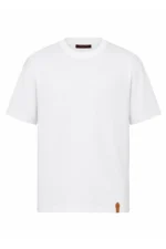 Louis Vuitton White Signature Embroidered T-Shirt