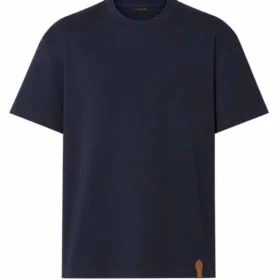Louis Vuitton Blue Signature Embroidered T-Shirt