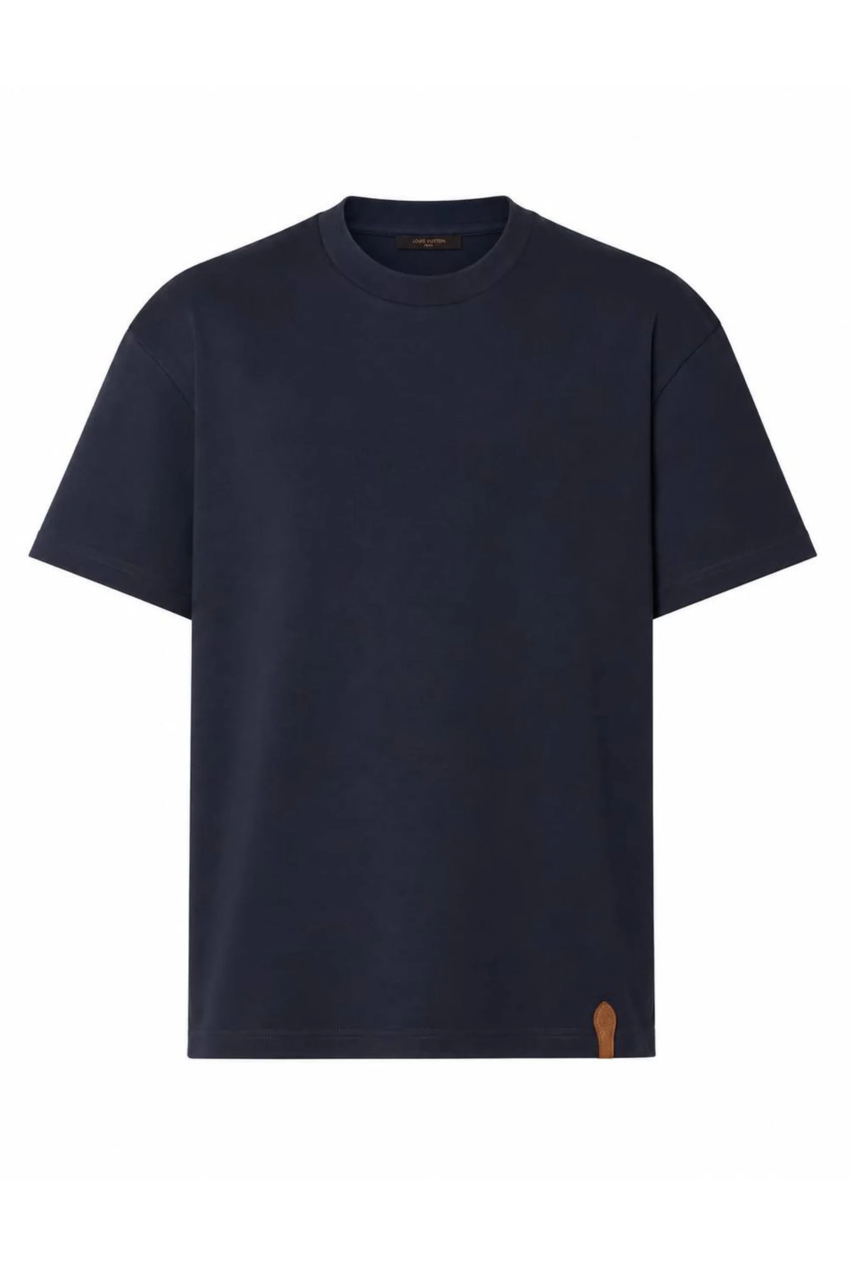 1 Louis Vuitton Blue Signature Embroidered T-Shirt – Bild 1