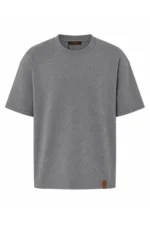 Louis Vuitton Gray Signature Embroidered T-Shirt