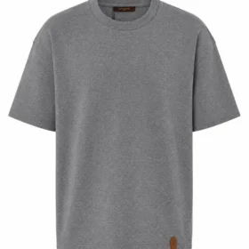 Louis Vuitton Gray Signature Embroidered T-Shirt