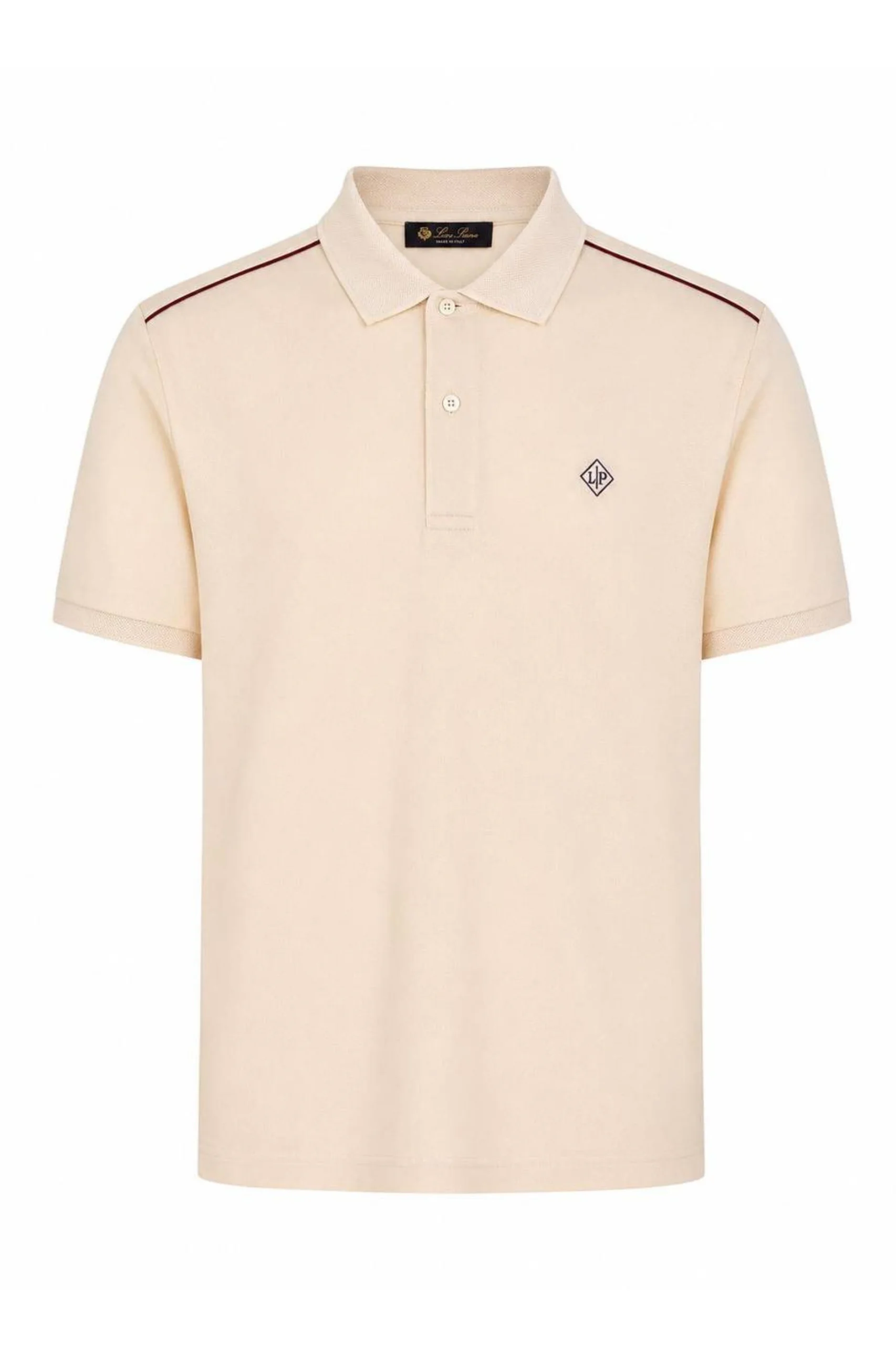 1 Loro Piana Beige Classic Signature T-Shirt - Image 1