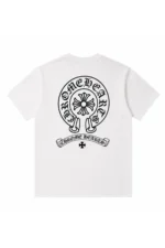 Chrome Hearts White Signature Graphic T-Shirt - Image 2