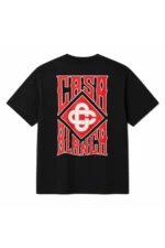 Casablanca Black Short Sleeve T‑Shirt - Image 2