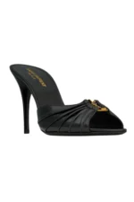 Saint Laurent BABYLONE mules in smooth leather – Bild 3