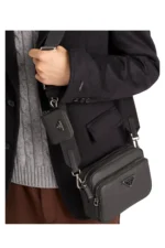 Prada Schultertasche aus Saffiano-Leder – Bild 2