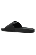 Balenciaga BB Logo Pool Slide Sandals - Image 3
