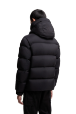 Moncler Madeira Hooded Short Down Jacket Black