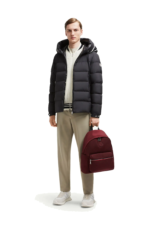 Moncler Cardere Hooded Short Down Jacket Black
