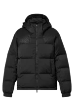 Schwarzer Louis Vuitton Placed Monogram Ecodown Blouson, Vorderansicht