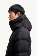 Moncler Madeira Hooded Short Down Jacket Black