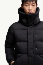 Moncler Madeira Hooded Short Down Jacket Black